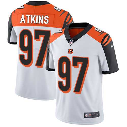 Nike Cincinnati Bengals #97 Geno Atkins White NFL Vapor Untouchable Limited Jersey,We sell and wholesale Nike Cincinnati Bengals #97 Geno Atkins White NFL Vapor Untouchable Limited Jersey on line form chian!